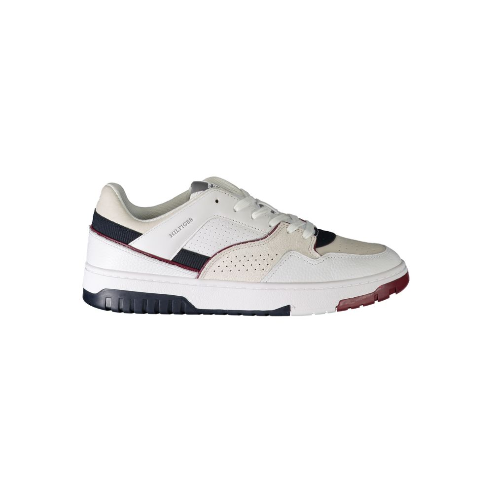 Tommy Hilfiger Bianco Polyurethane Men Sneaker - HBPS Beauty & Fashion