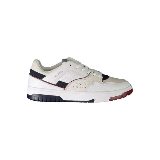 Tommy Hilfiger Bianco Polyurethane Men Sneaker - HBPS Beauty & Fashion