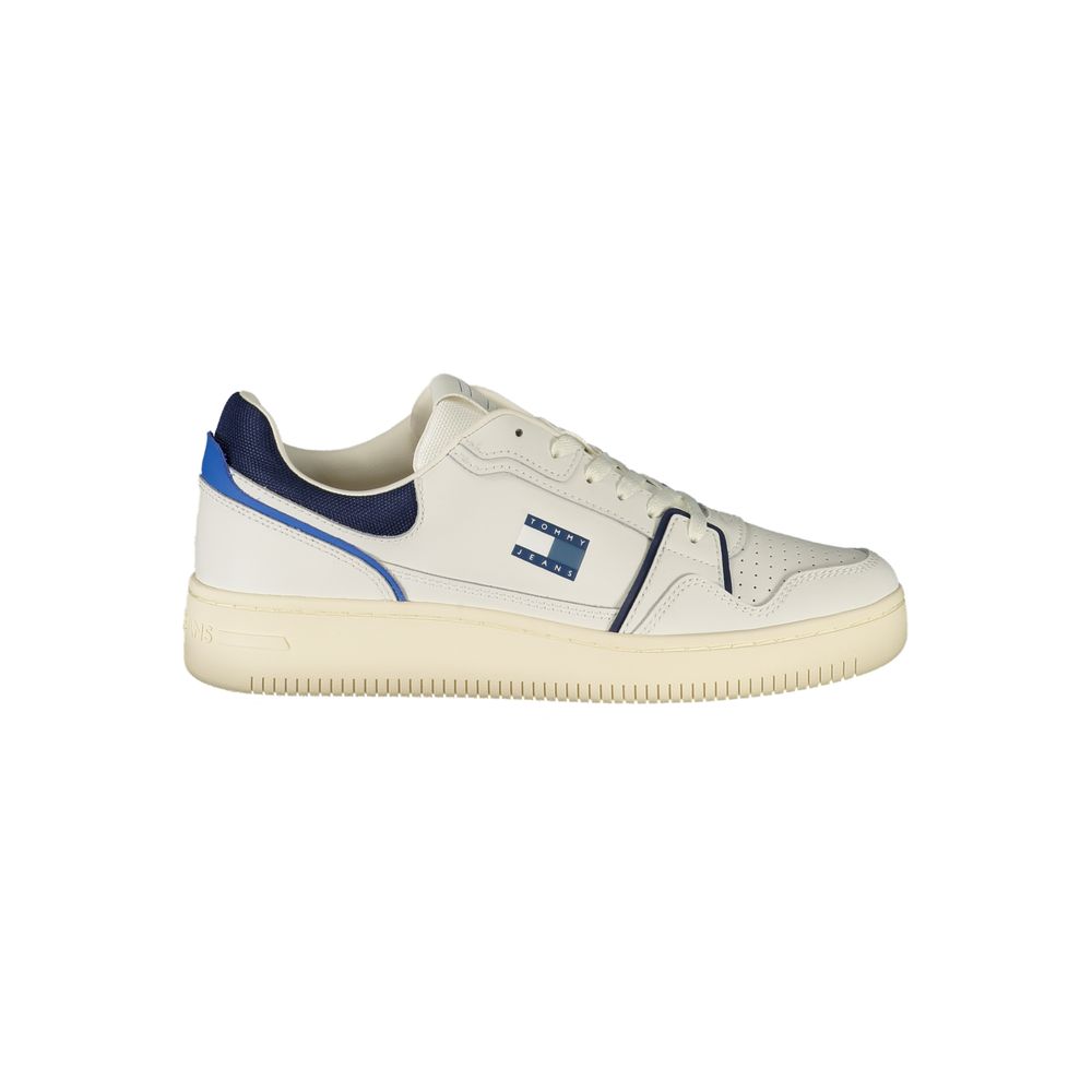 Tommy Hilfiger Bianco Polyurethane Men Sneaker - HBPS Beauty & Fashion