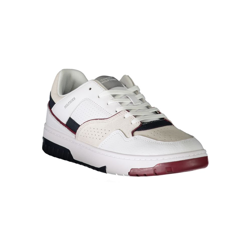 Tommy Hilfiger Bianco Polyurethane Men Sneaker - HBPS Beauty & Fashion
