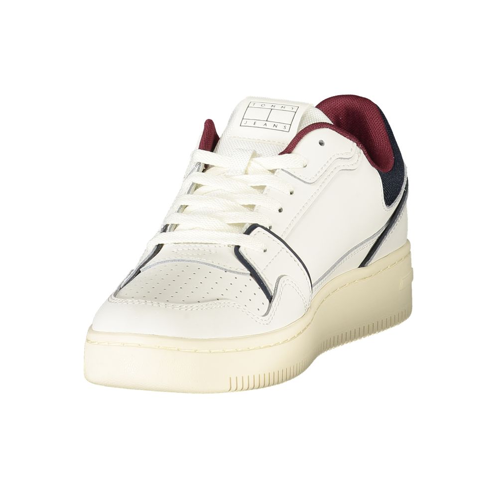 Tommy Hilfiger Bianco Polyurethane Men Sneaker - HBPS Beauty & Fashion