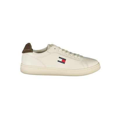 Tommy Hilfiger Bianco Polyurethane Men Sneaker - HBPS Beauty & Fashion