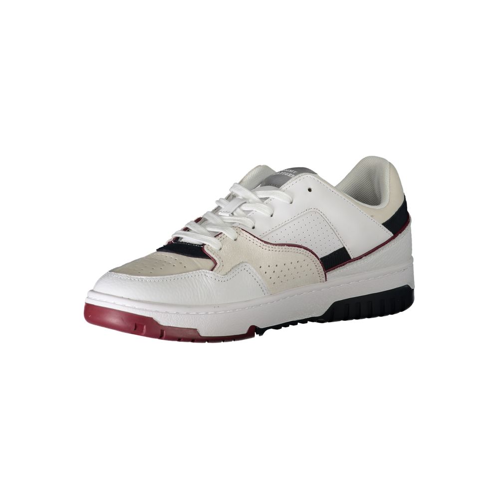 Tommy Hilfiger Bianco Polyurethane Men Sneaker - HBPS Beauty & Fashion