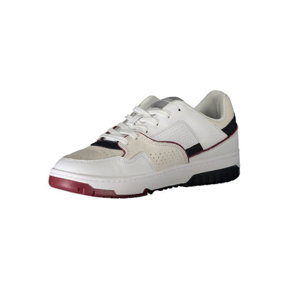 Tommy Hilfiger Bianco Polyurethane Men Sneaker - HBPS Beauty & Fashion