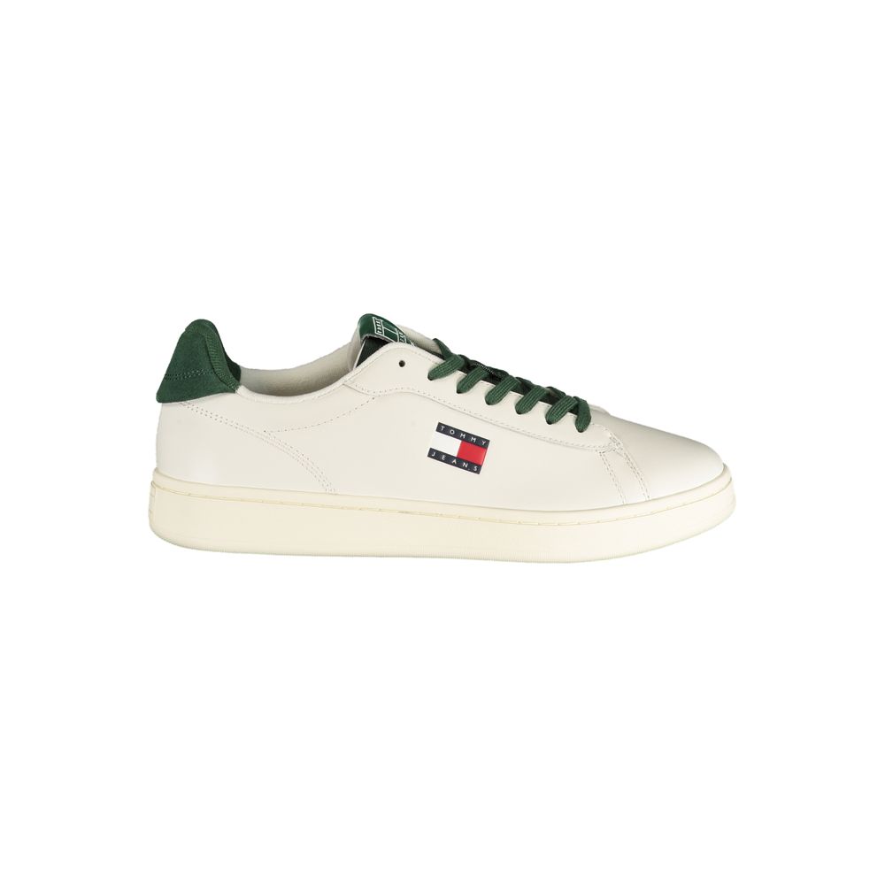 Tommy Hilfiger Bianco Polyurethane Men Sneaker - HBPS Beauty & Fashion