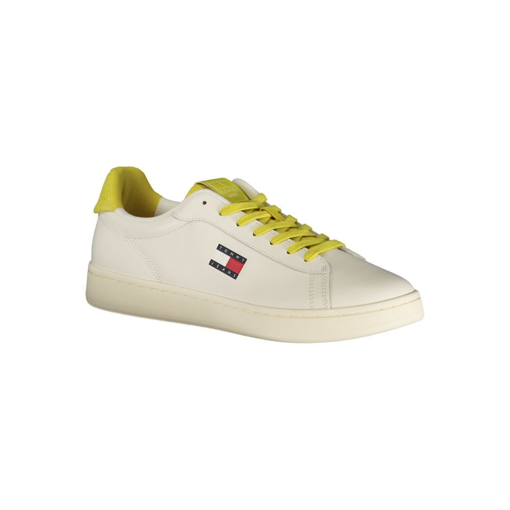Tommy Hilfiger Bianco Polyurethane Men Sneaker - HBPS Beauty & Fashion