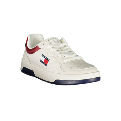 Tommy Hilfiger Bianco Polyurethane Men's Sneaker - HBPS Beauty & Fashion