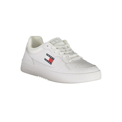 Tommy Hilfiger Bianco Polyurethane Men's Sneaker - HBPS Beauty & Fashion