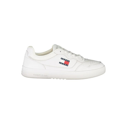 Tommy Hilfiger Bianco Polyurethane Men's Sneaker - HBPS Beauty & Fashion