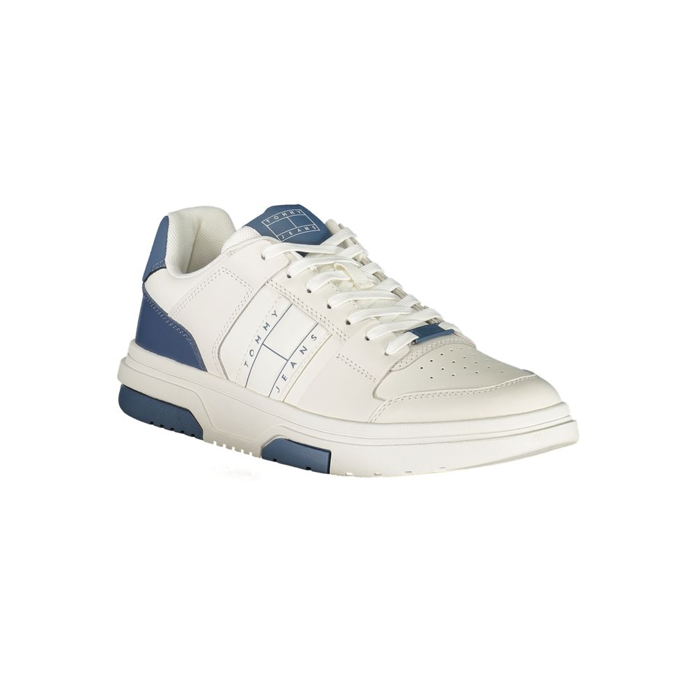 Tommy Hilfiger Bianco Polyurethane Men's Sneaker - HBPS Beauty & Fashion