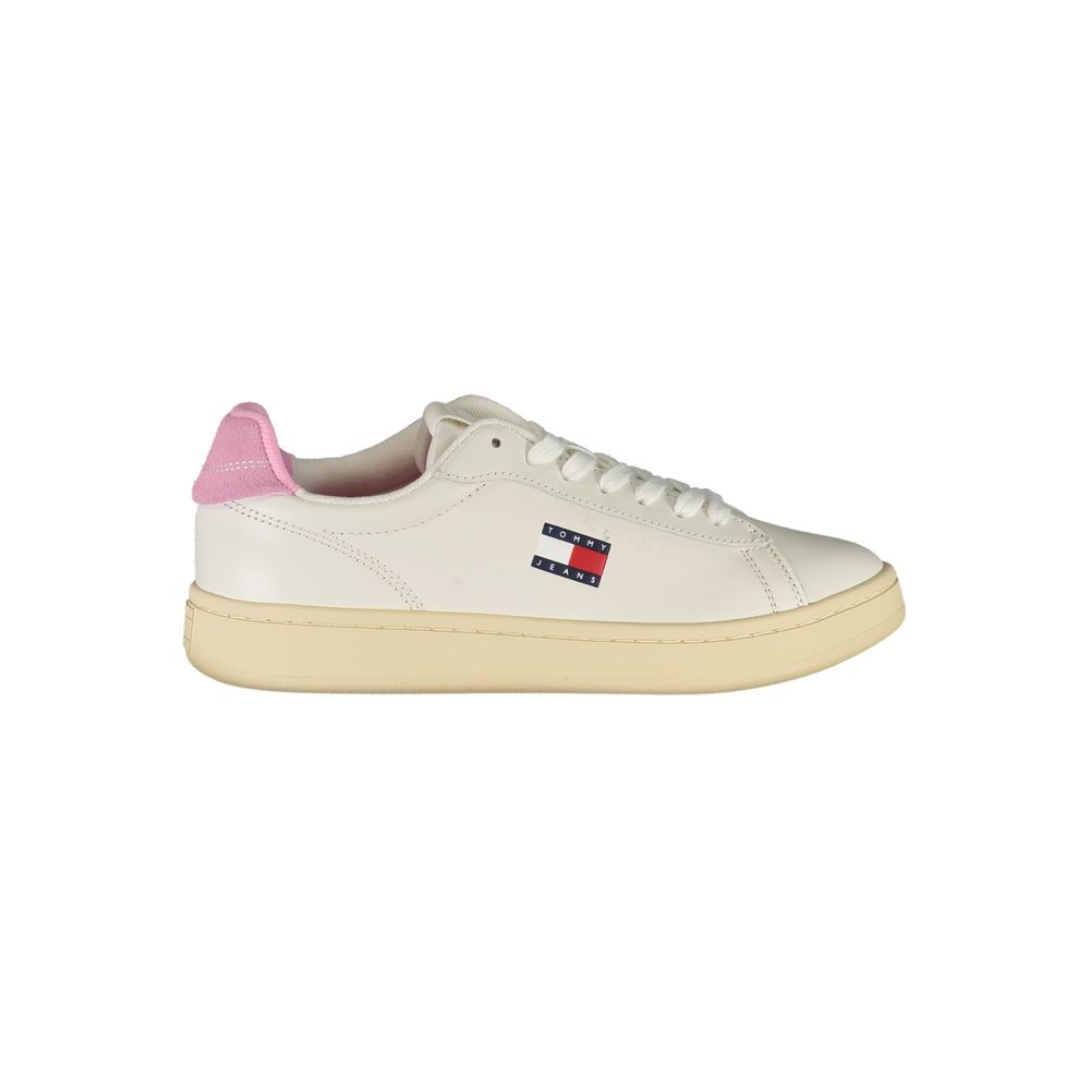 Tommy Hilfiger Bianco Polyurethane Women Sneaker - HBPS Beauty & Fashion
