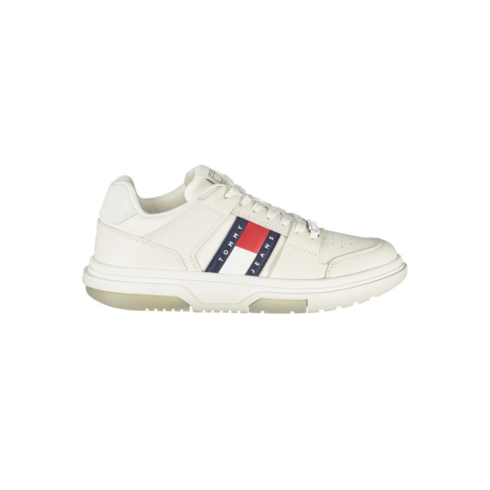 Tommy Hilfiger Bianco Polyurethane Women Sneaker - HBPS Beauty & Fashion