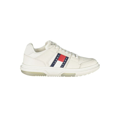 Tommy Hilfiger Bianco Polyurethane Women Sneaker - HBPS Beauty & Fashion