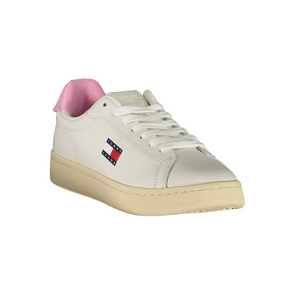 Tommy Hilfiger Bianco Polyurethane Women Sneaker - HBPS Beauty & Fashion