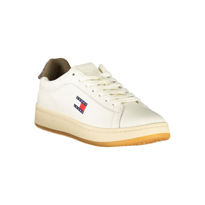Tommy Hilfiger Bianco Polyurethane Women Sneaker - HBPS Beauty & Fashion