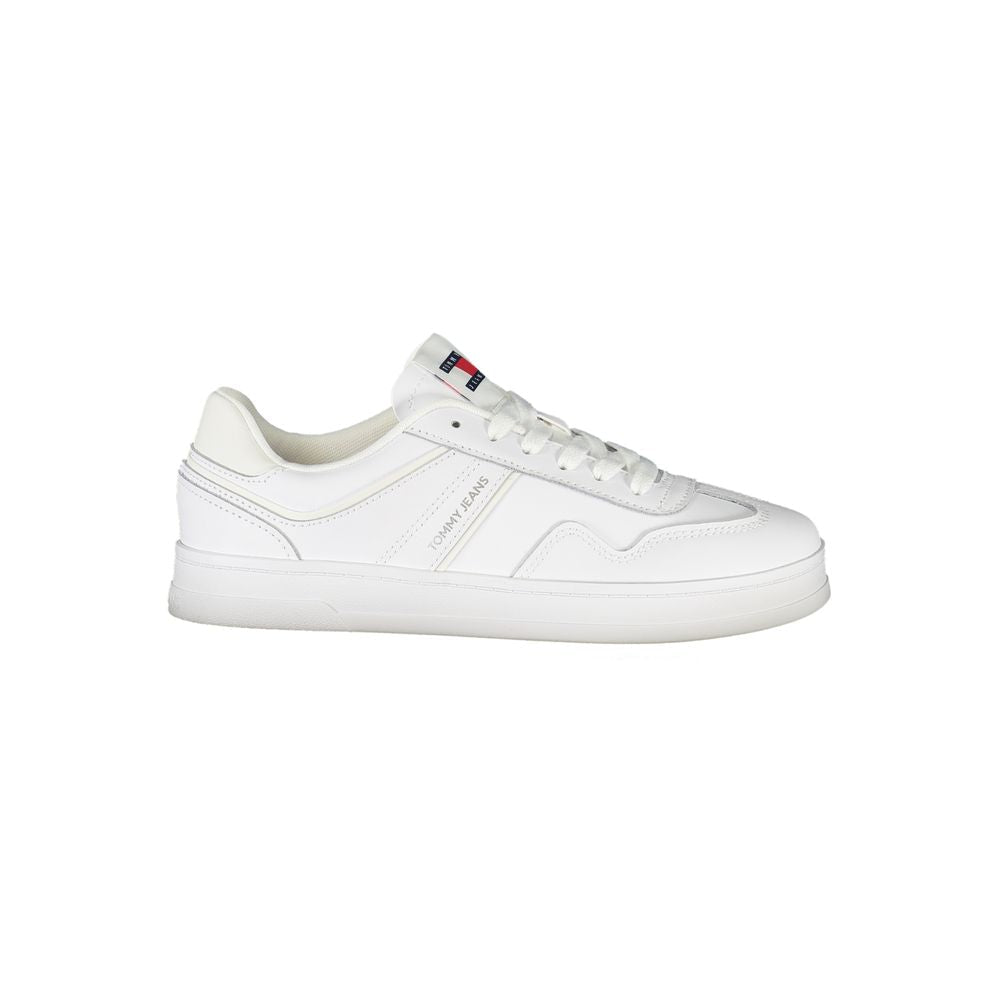 Tommy Hilfiger Bianco Polyurethane Women Sneaker - HBPS Beauty & Fashion