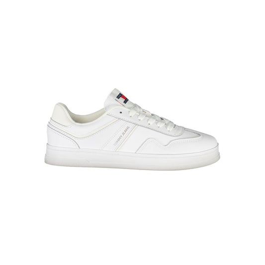 Tommy Hilfiger Bianco Polyurethane Women Sneaker - HBPS Beauty & Fashion