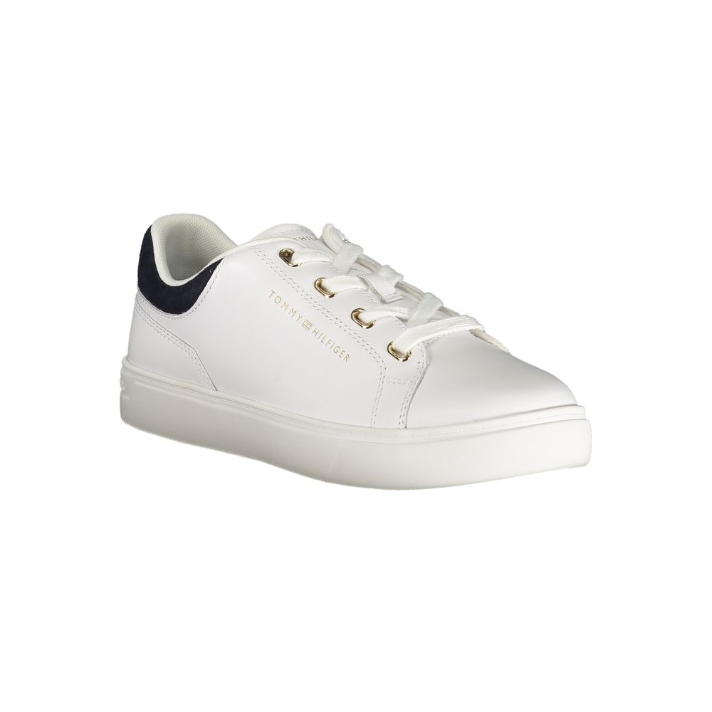 Tommy Hilfiger Bianco Polyurethane Women Sneaker - HBPS Beauty & Fashion
