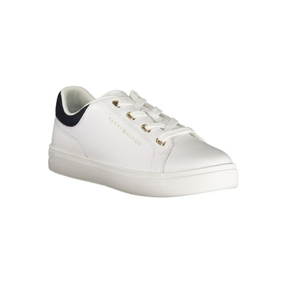 Tommy Hilfiger Bianco Polyurethane Women Sneaker - HBPS Beauty & Fashion