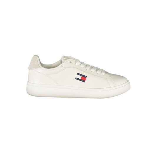 Tommy Hilfiger Bianco Polyurethane Women Sneaker - HBPS Beauty & Fashion