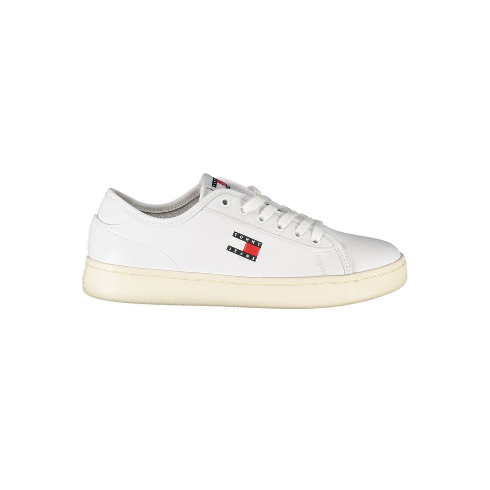 Tommy Hilfiger Bianco Polyurethane Women Sneaker - HBPS Beauty & Fashion