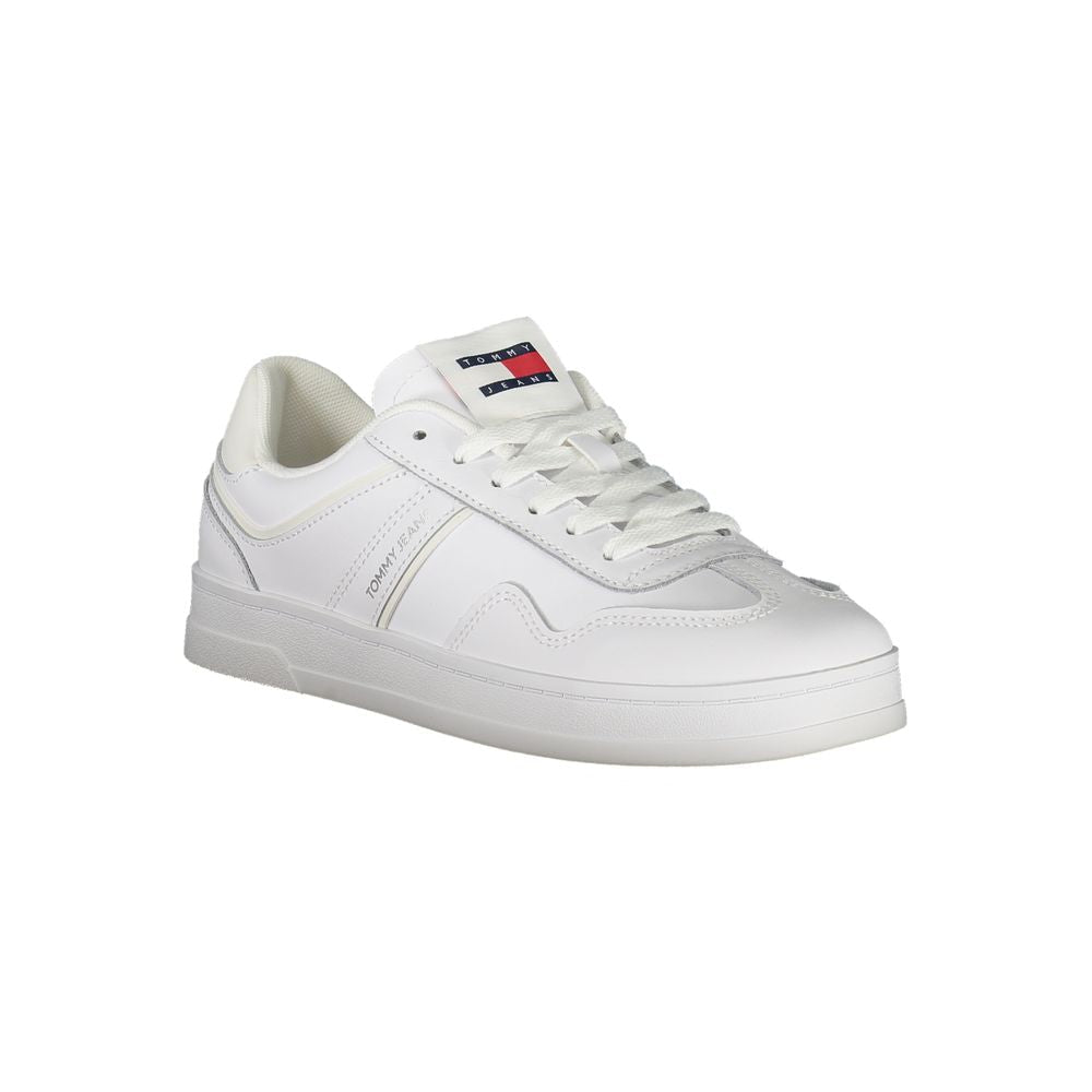 Tommy Hilfiger Bianco Polyurethane Women Sneaker - HBPS Beauty & Fashion