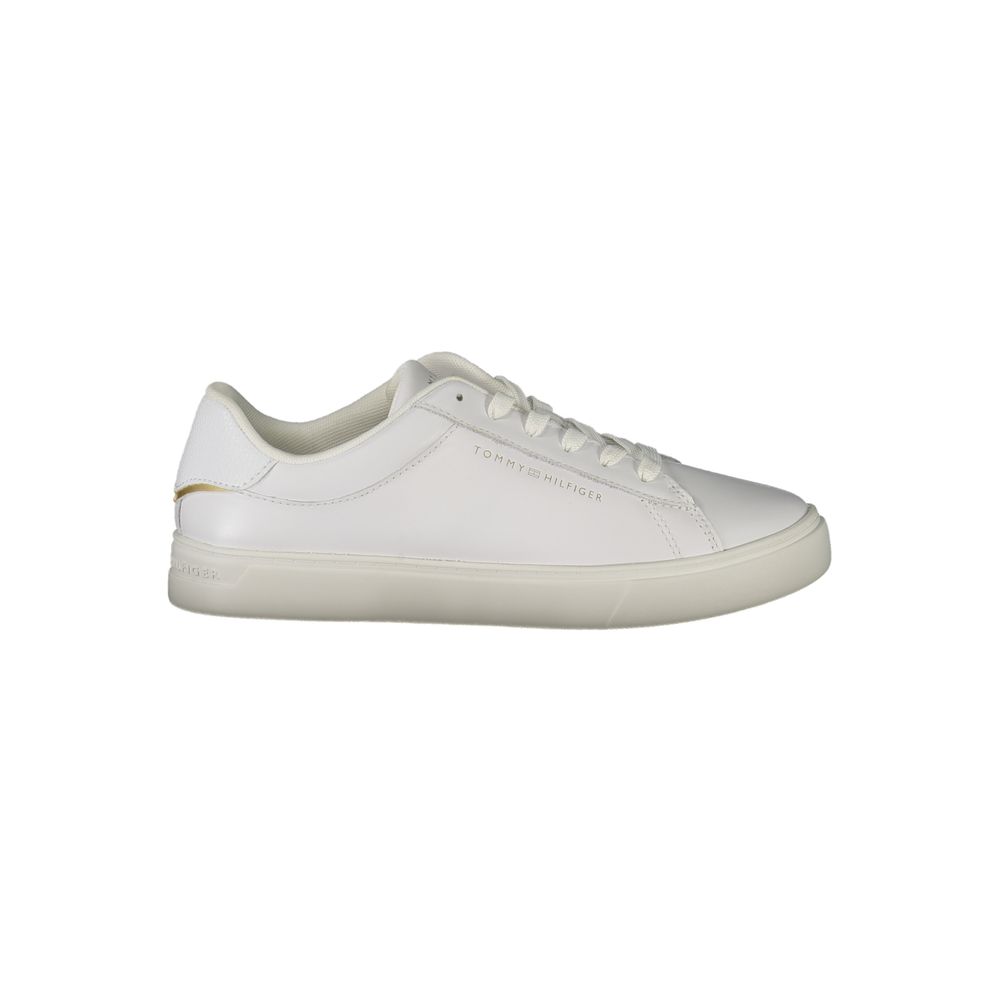 Tommy Hilfiger Bianco Polyurethane Women Sneaker - HBPS Beauty & Fashion