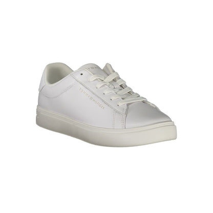 Tommy Hilfiger Bianco Polyurethane Women Sneaker - HBPS Beauty & Fashion
