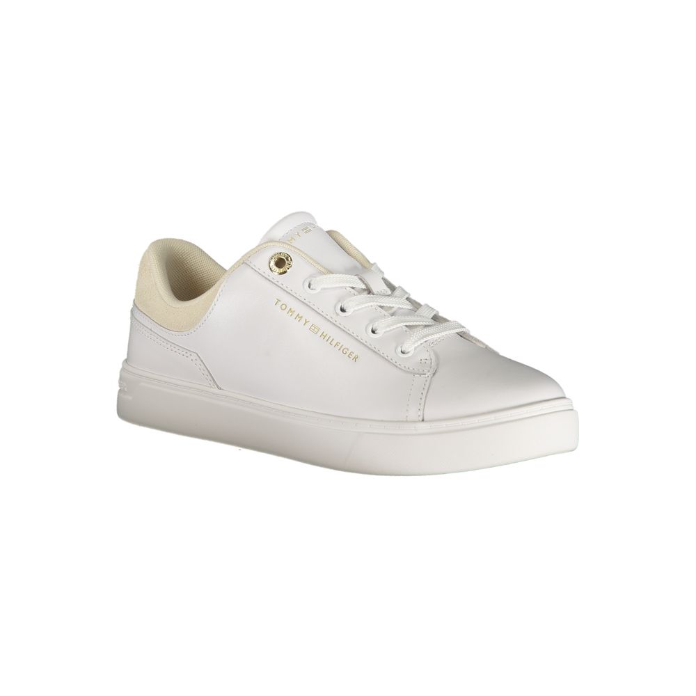Tommy Hilfiger Bianco Polyurethane Women Sneaker - HBPS Beauty & Fashion