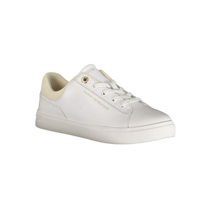 Tommy Hilfiger Bianco Polyurethane Women Sneaker - HBPS Beauty & Fashion