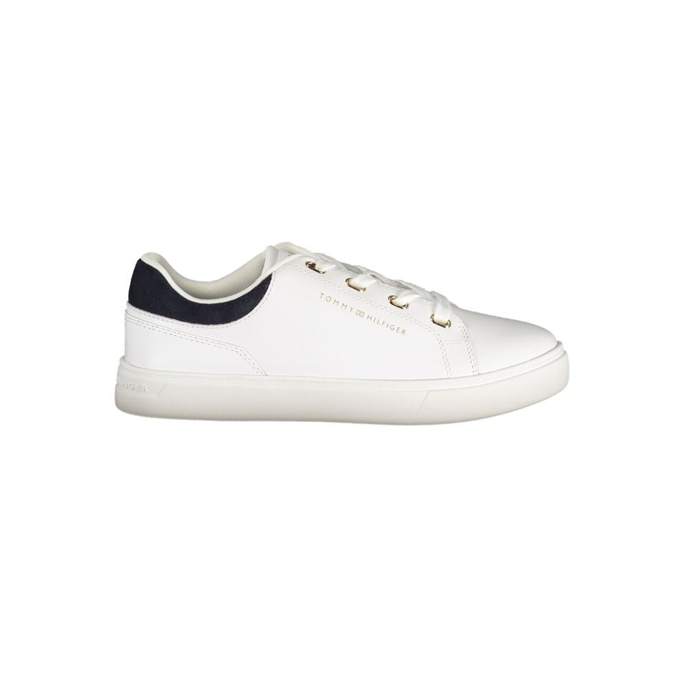 Tommy Hilfiger Bianco Polyurethane Women Sneaker - HBPS Beauty & Fashion