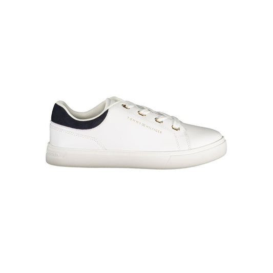 Tommy Hilfiger Bianco Polyurethane Women Sneaker - HBPS Beauty & Fashion