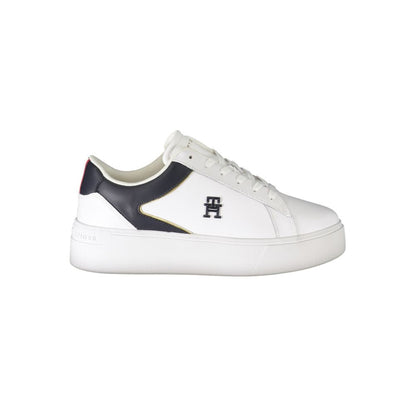 Tommy Hilfiger Bianco Polyurethane Women Sneaker - HBPS Beauty & Fashion