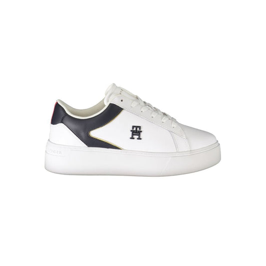 Tommy Hilfiger Bianco Polyurethane Women Sneaker - HBPS Beauty & Fashion