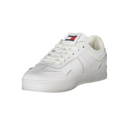 Tommy Hilfiger Bianco Polyurethane Women Sneaker - HBPS Beauty & Fashion