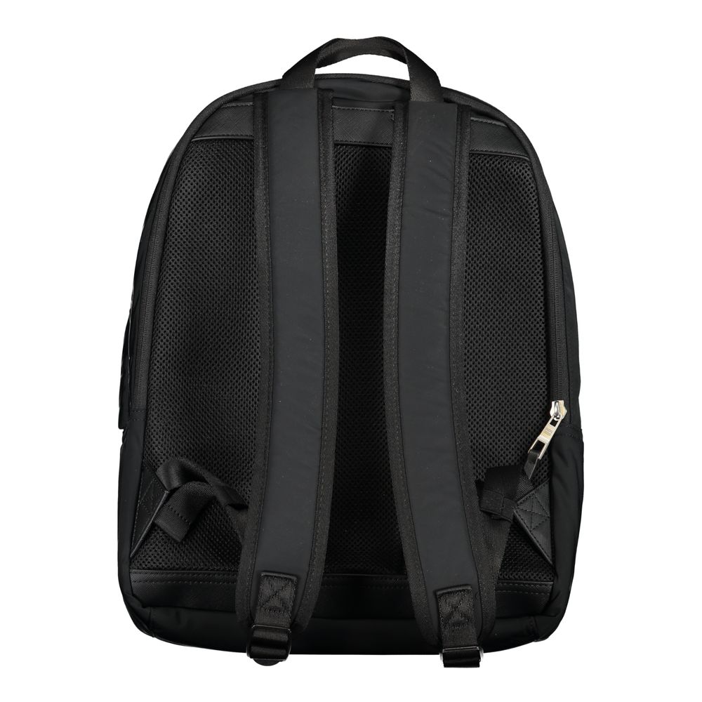 Tommy Hilfiger Black Polyester Men Backpack - HBPS Beauty & Fashion