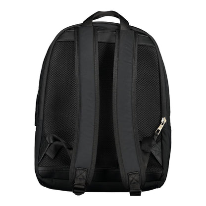 Tommy Hilfiger Black Polyester Men Backpack - HBPS Beauty & Fashion