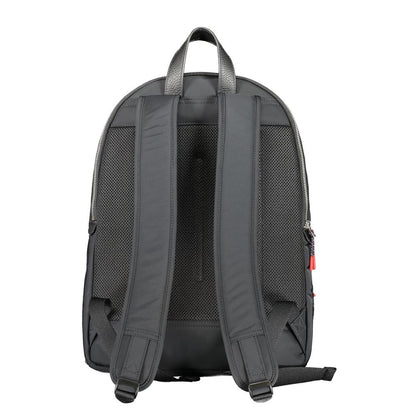 Tommy Hilfiger Black Polyester Men Backpack - HBPS Beauty & Fashion