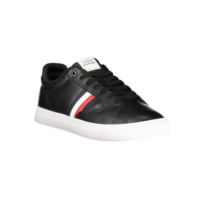 Tommy Hilfiger Black Polyester Men Sneaker - HBPS Beauty & Fashion