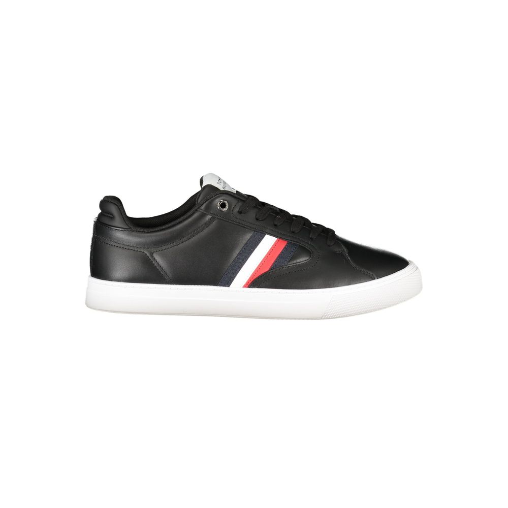 Tommy Hilfiger Black Polyester Men Sneaker - HBPS Beauty & Fashion