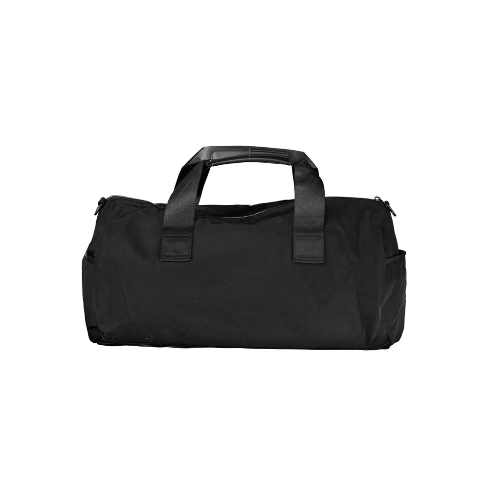 Tommy Hilfiger Black Polyester Men's Shoulder Bag - HBPS Beauty & Fashion