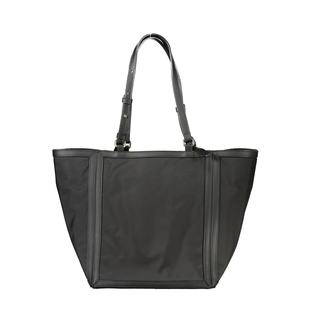 Tommy Hilfiger Black Polyester Women Handbag - HBPS Beauty & Fashion