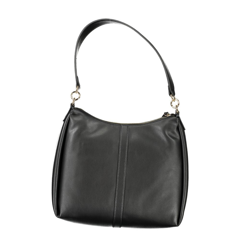 Tommy Hilfiger Black Polyester Women Shoulder Bag - HBPS Beauty & Fashion