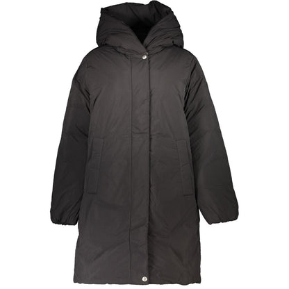 Tommy Hilfiger Black Polyester Women's Jacket - HBPS Beauty & Fashion