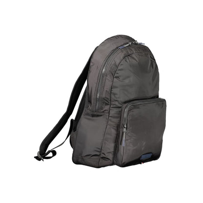 Tommy Hilfiger Black Polyurethane Men Backpack - HBPS Beauty & Fashion