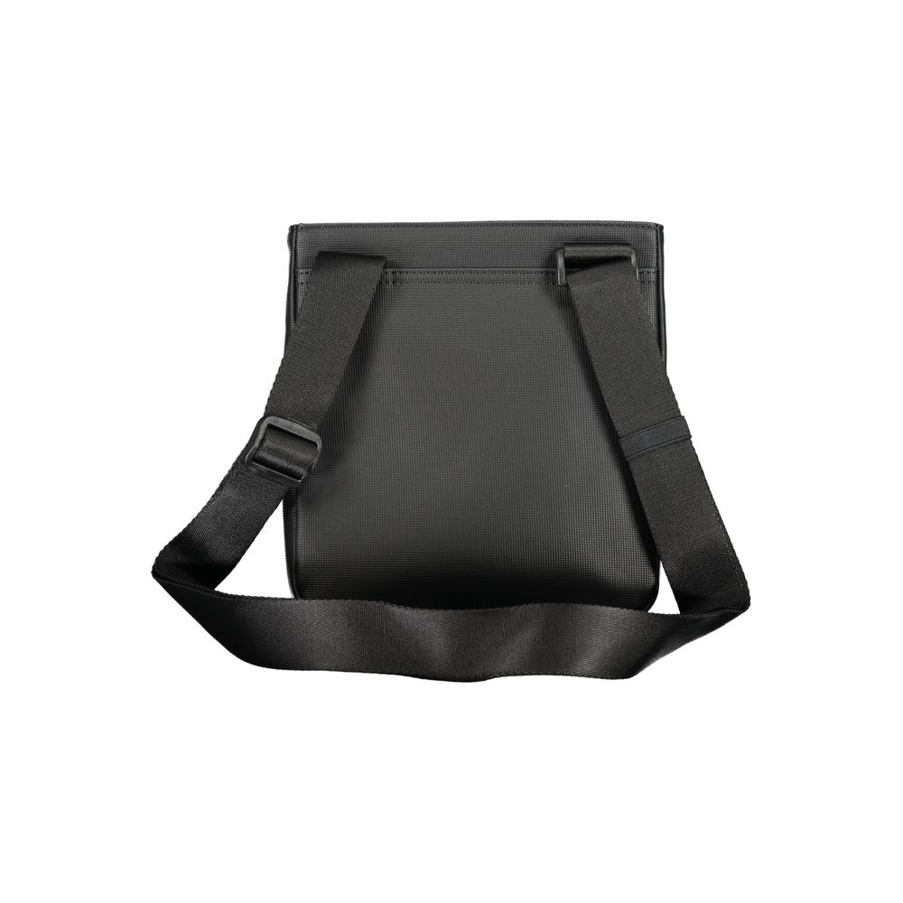 Tommy Hilfiger Black Polyurethane Men Shoulder Bag - HBPS Beauty & Fashion