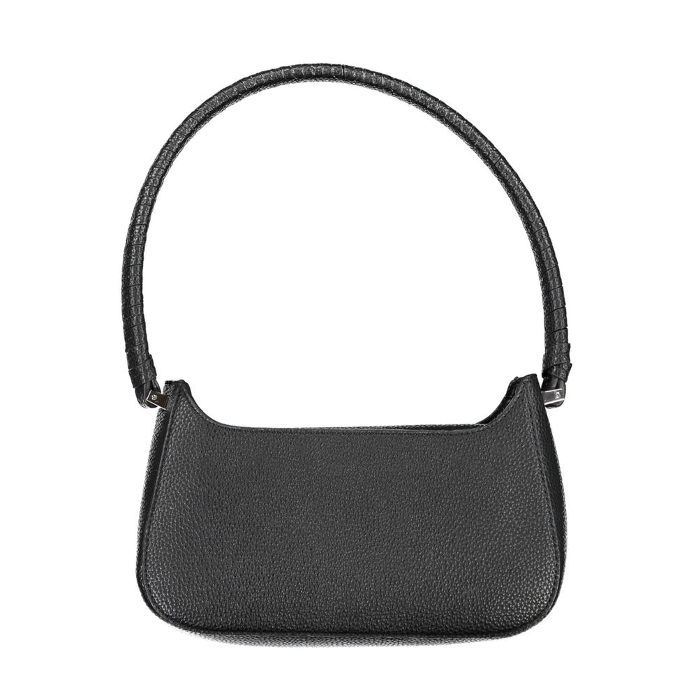 Tommy Hilfiger Black Polyurethane Women Handbag - HBPS Beauty & Fashion