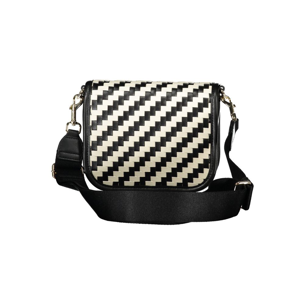 Tommy Hilfiger Black Polyurethane Women Handbag - HBPS Beauty & Fashion