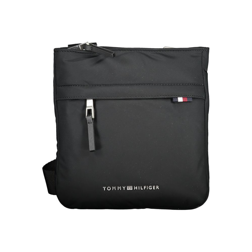 Tommy Hilfiger Black Polyurethane Women Shoulder Bag - HBPS Beauty & Fashion
