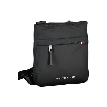 Tommy Hilfiger Black Polyurethane Women Shoulder Bag - HBPS Beauty & Fashion